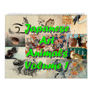 Calendrier Art japonais - Animaux Volume 1