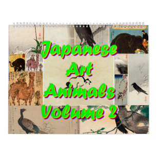 Calendrier Art japonais - Animaux Volume 2