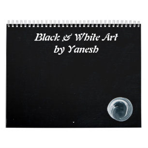 Calendrier Art noir et blanc par Yanesh