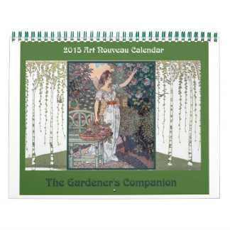 Calendrier Art nouveau 2015 : Un compagnon de jard
