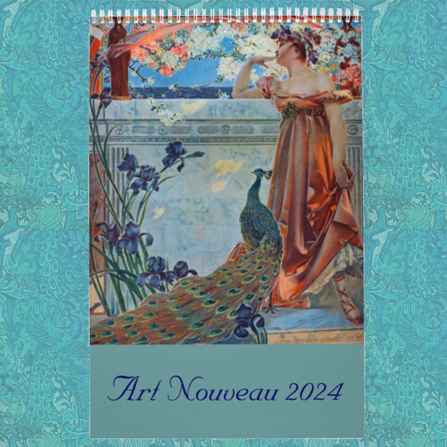 Calendrier Art Nouveau 2024 (Créateur téléchargé)