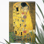 Calendrier Art nouveau Gustav Klimt, Art nouveau Vintage Cale<br><div class="desc">Calendrier artistique vintage avec tableaux Art nouveau de Gustav Klimt. Couverture - Baiser Janvier - Forêt de hêtres Février - Baiser Mars - Portrait de la baronne Elizabeth Bacchofen Echt Avril - Fermier avec tournesol Mai - Dame avec ventilateur Juin - Malcesine sur le lac de Garde Juillet - Tournesol...</div>