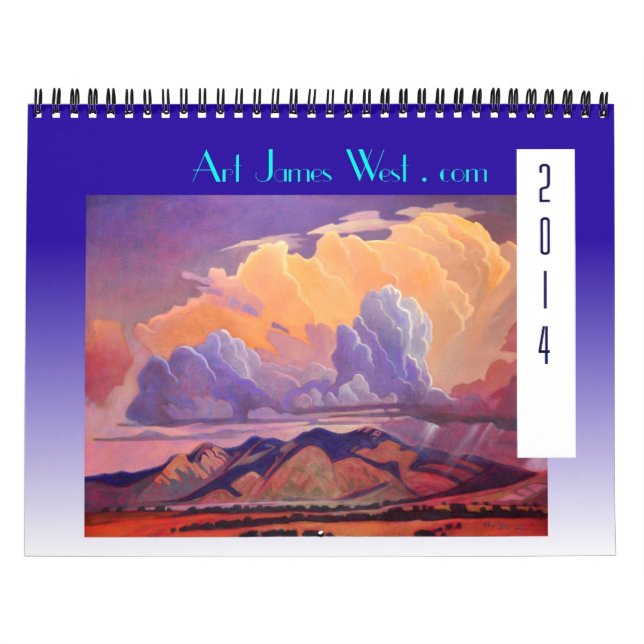 Calendrier Art West 2014 ! Nuages et routes fantas (Protection)