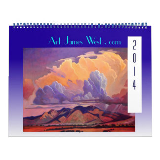 Calendrier Art West 2014 ! Nuages et routes fantas