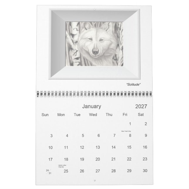 Calendrier artistique 2011 de Joe (Jan 2027)