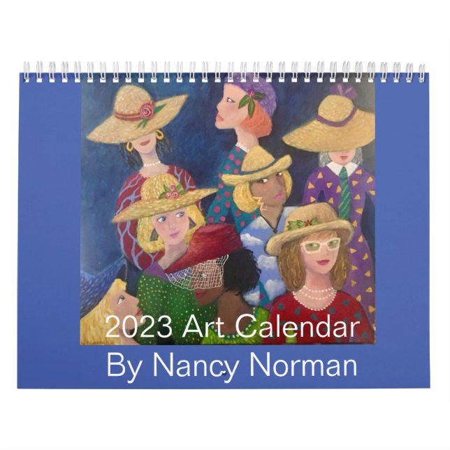 Calendrier artistique 2023 par Nancy Norman (Protection)