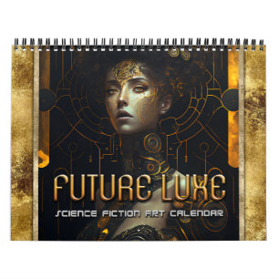 Calendrier artistique 2025 Future Luxe Sci-Fi Femm