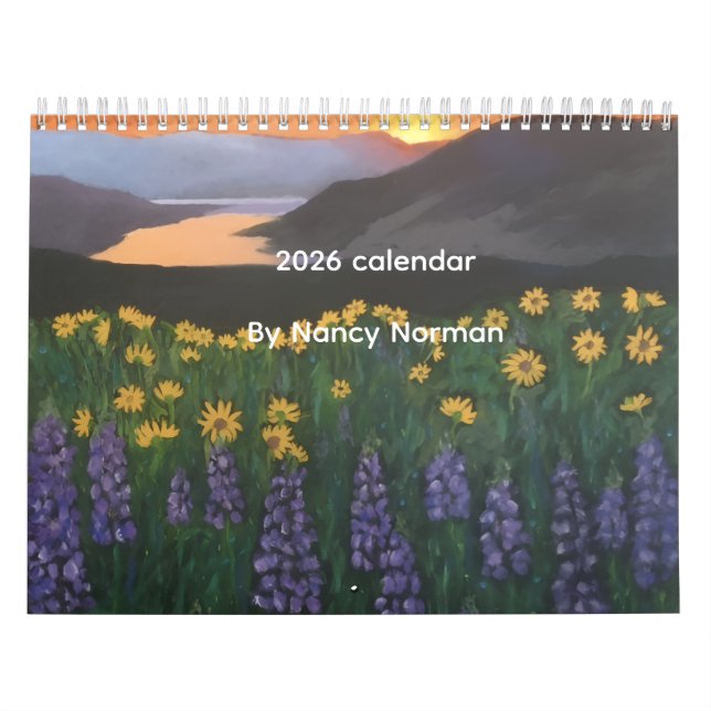 Calendrier artistique 2026 (Protection)