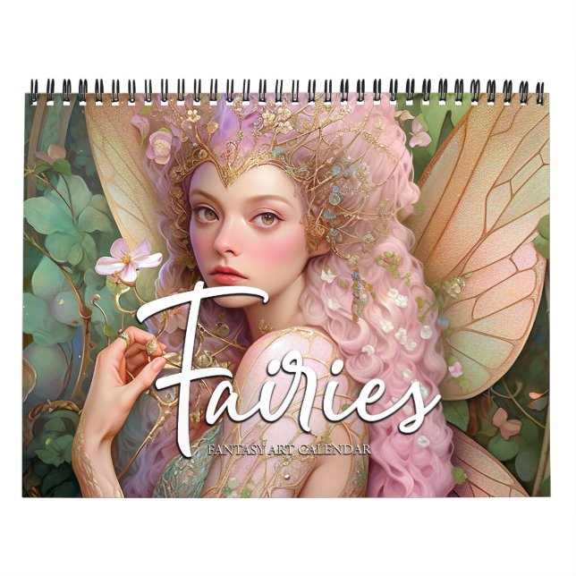 Calendrier artistique 2026 Fairies 4 Imaginaires (Protection)