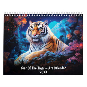 Calendrier artistique de l'année du Tigre 20XX