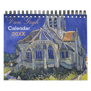 Calendrier artistique de Van Gogh vintage