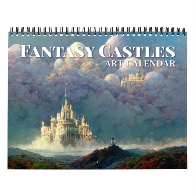 Calendrier artistique des châteaux de fantasy 2027 (Protection)