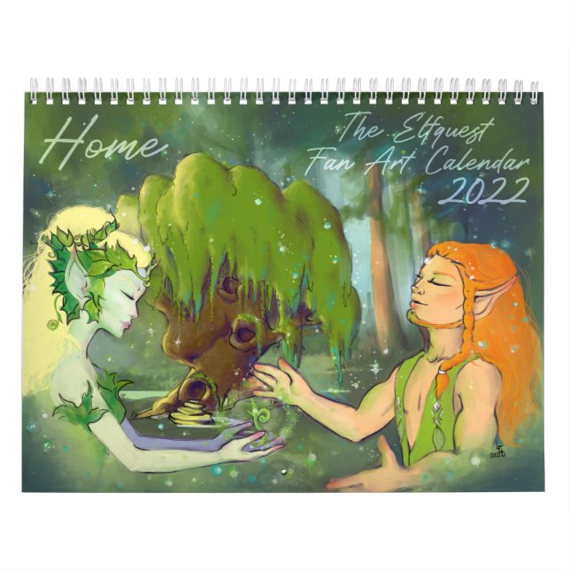 Calendrier artistique des fans Elfquest 2022 (Protection)