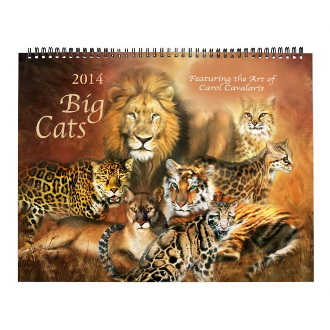 Calendrier artistique des grands chats 2014 (Protection)