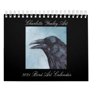 Calendrier artistique des oiseaux 2021 par Charlot
