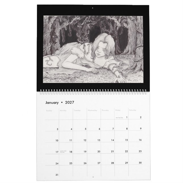 Calendrier artistique du lycée Pinole Valley 2020 (Jan 2027)
