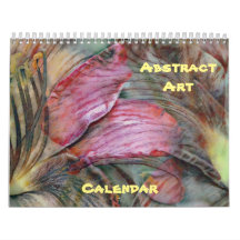 Calendrier artistique photographique Abstrait
