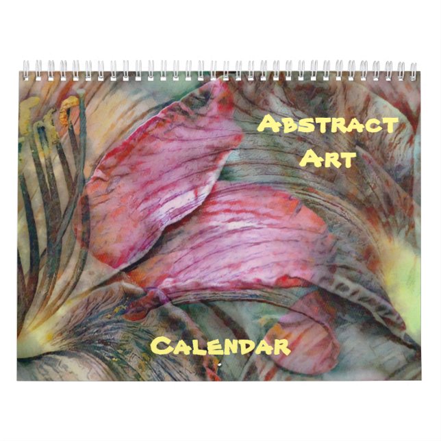 Calendrier artistique photographique Abstrait (Protection)