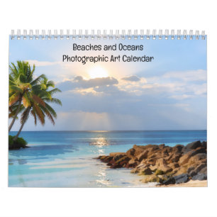 Calendrier artistique photographique des plages et