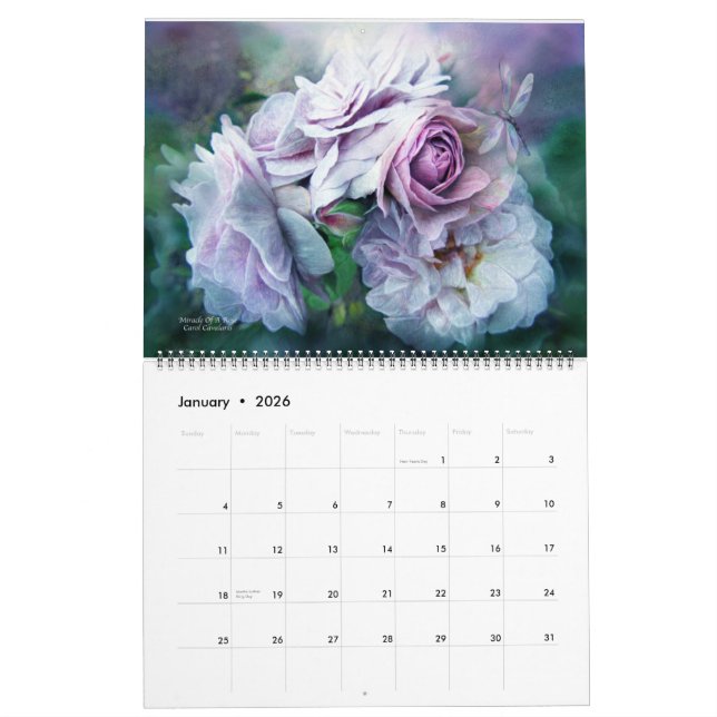Calendrier artistique Rose 2015 de Brigitte (Jan 2026)