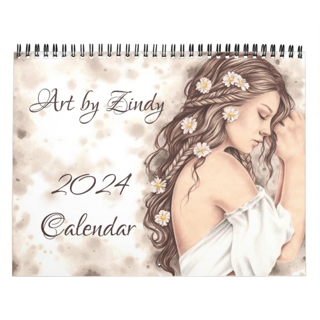 Calendrier artistique Zindy 2024 (Protection)