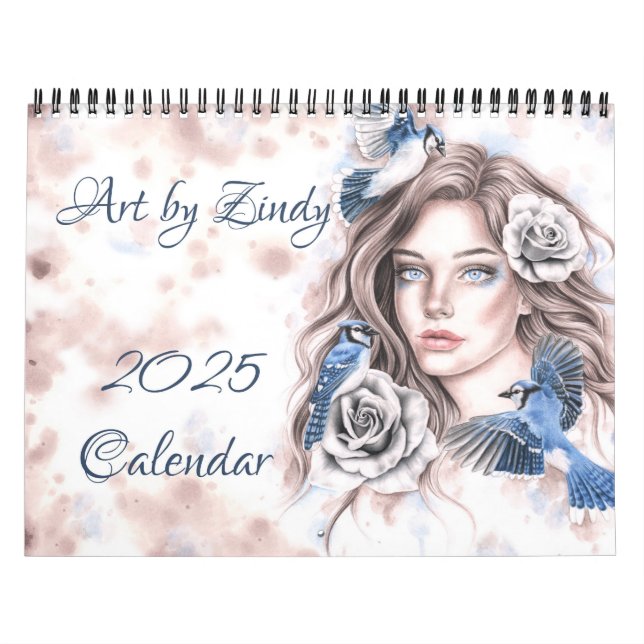 Calendrier artistique Zindy 2025 (Protection)