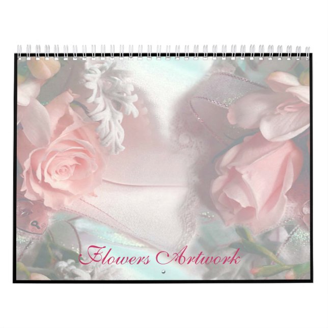Calendrier Artwork des fleurs (Protection)