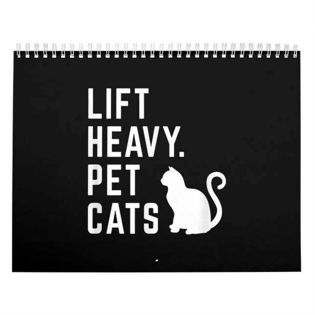 Calendrier Ascenseur Chats pour animaux de compagnie lourds - (Protection)