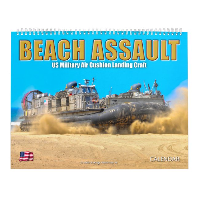 Calendrier ASSAUT SUR LA PLAGE - Bateau d'atterrissage à cous (Protection)