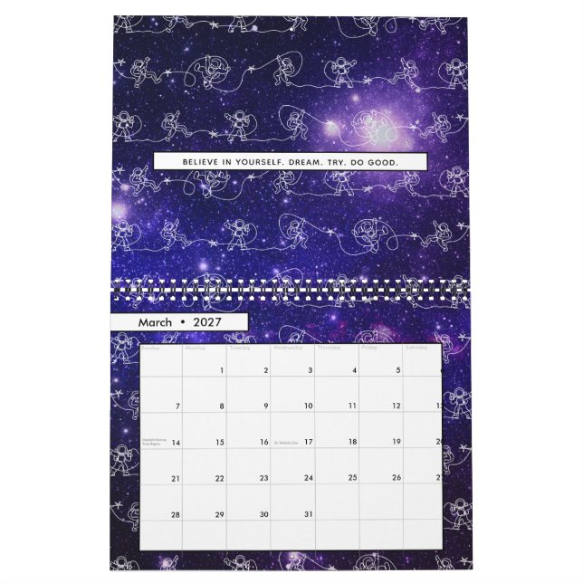 Calendrier Astronaut (Mar 2027)