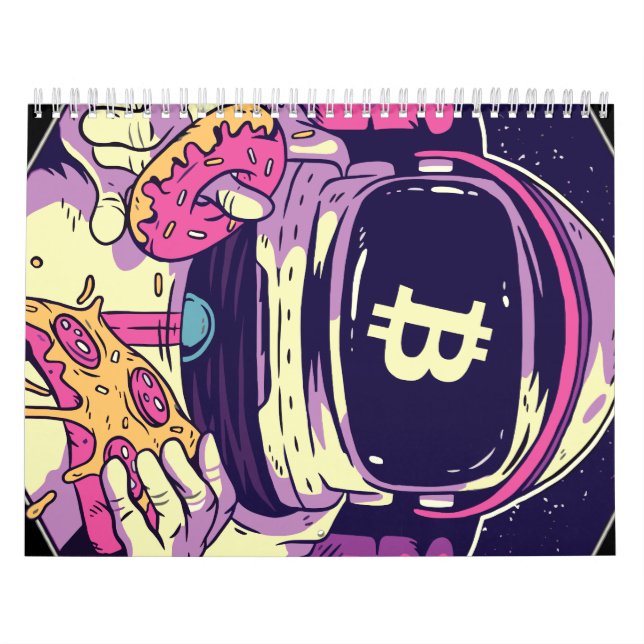 Calendrier Astronaut BITCOIN-Crypto (Protection)
