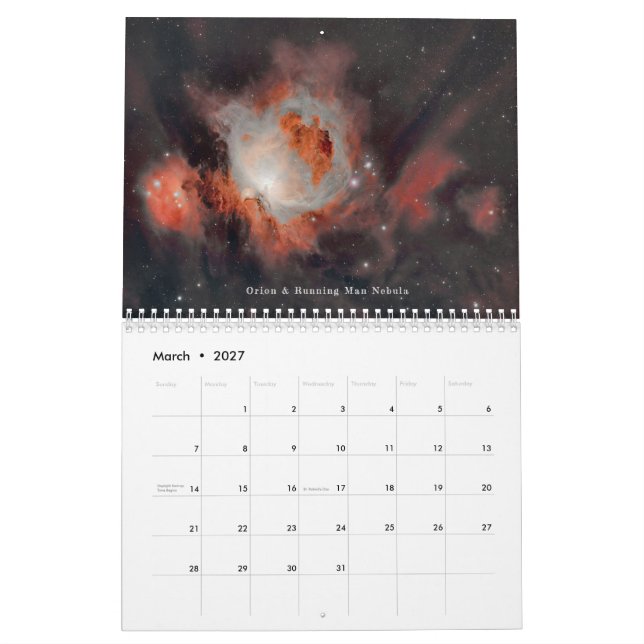 Calendrier Astronomie Edition (Mar 2027)