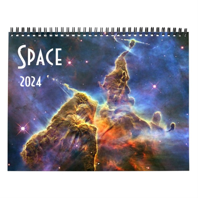 Calendrier Astronomie NASA Space Universe Galaxy 2024 Sky (Protection)