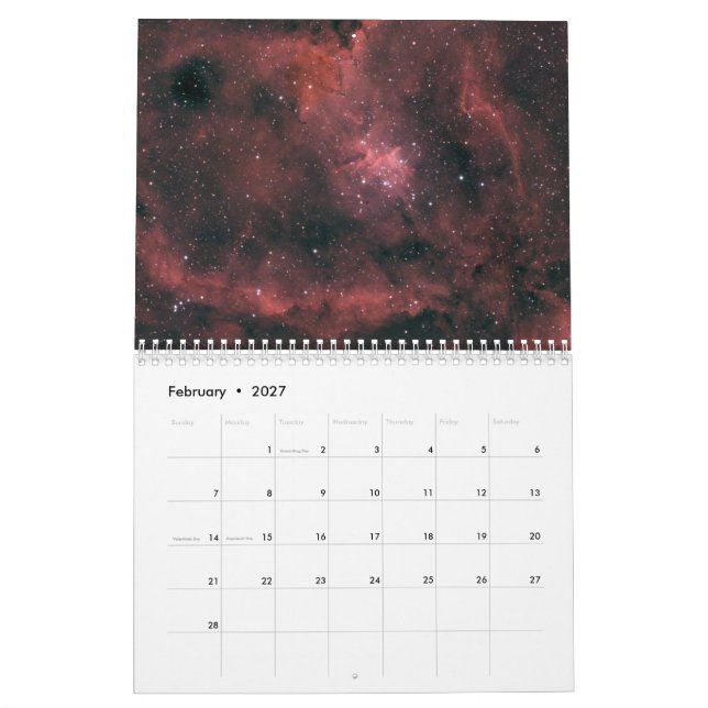Calendrier astronomique 2020 (Feb 2027)