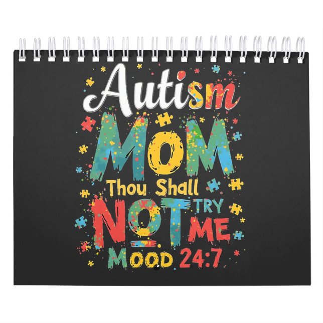 Calendrier Autisme Maman Tu Ne Me Tenteras Pas (Protection)