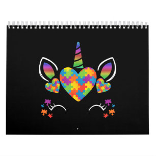 Calendrier Autiste Cute Sensibilisation sur l'autisme Unicor
