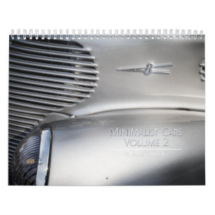 Calendrier Automobiles minimalistes Volume 2