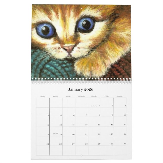 Calendrier avec du charme 2010 de créatures (Jan 2026)