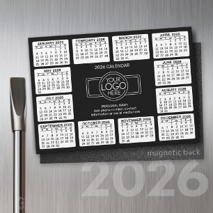 Calendrier avec logo Contact Info noir - Magnet