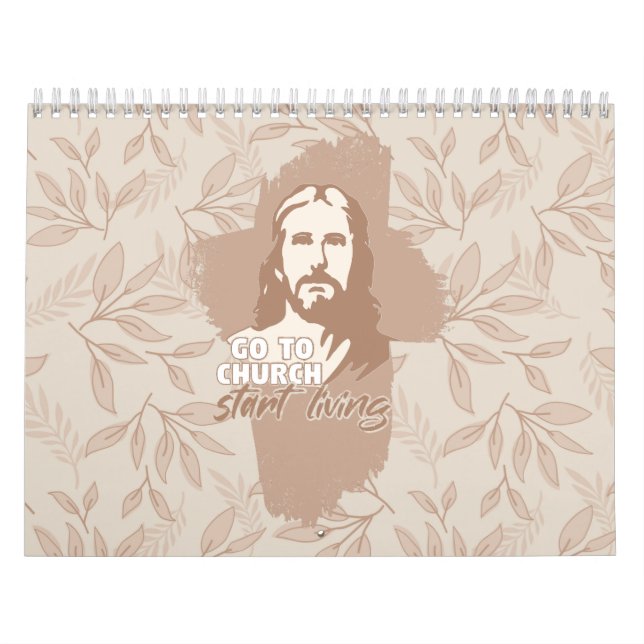 Calendrier Avec un grand Verset biblique pour chaque mois. ch (Protection)