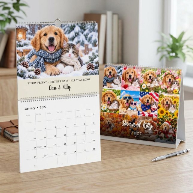 Calendrier Aventure de Dan et Kitty (Créateur téléchargé)