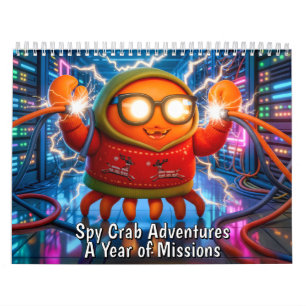 Calendrier Aventures de Crabe Espion – Une Année de Missions