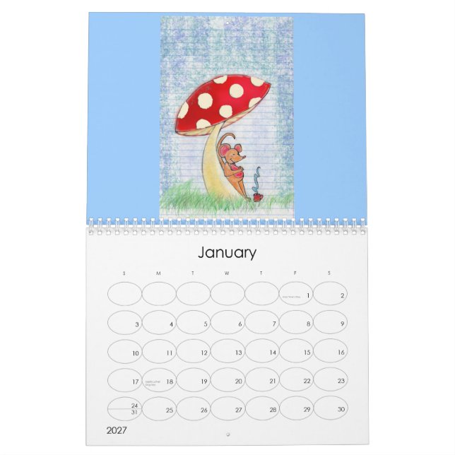 Calendrier Aventures de repli insouciant (Jan 2027)