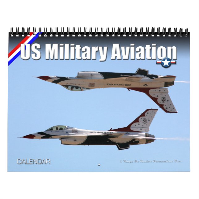 CALENDRIER AVIATION MILITAIRE AMÉRICAINE (Protection)