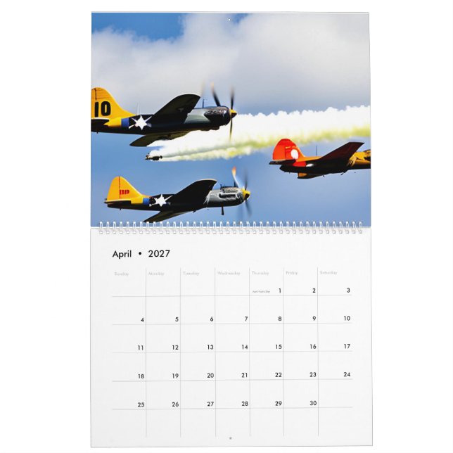 Calendrier Avions imaginaires (Apr 2027)