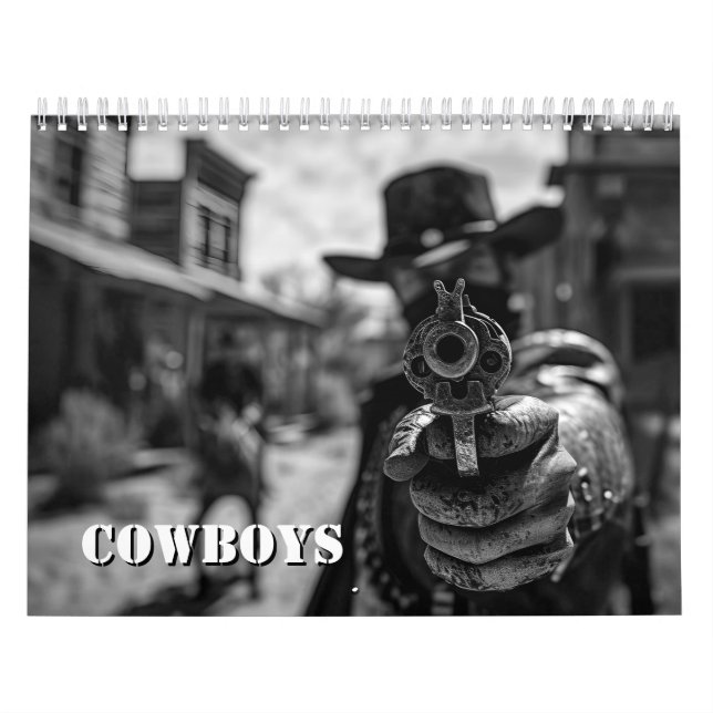 Calendrier B/W des cowboys (Protection)