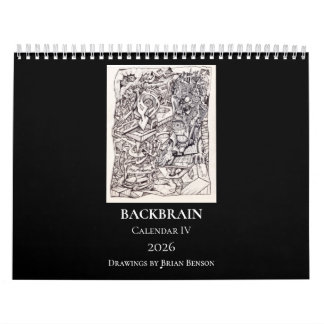 Calendrier Backbrain Calendar IV 2026 Double-page