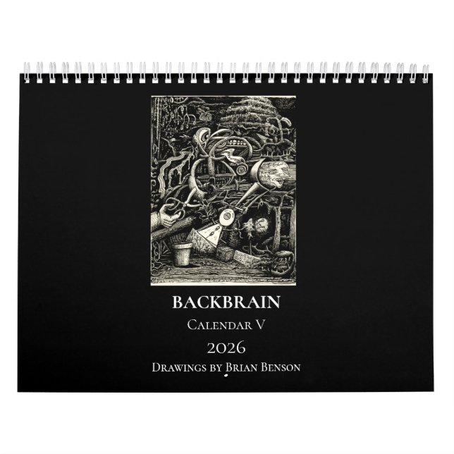Calendrier Backbrain V, 2026, Double Page, Moyen (Protection)