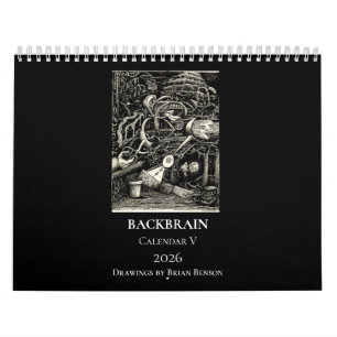 Calendrier Backbrain V, 2026, Double Page, Moyen