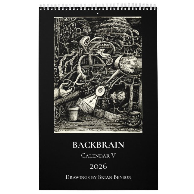 Calendrier Backbrain V, 2026, Page unique (Protection)